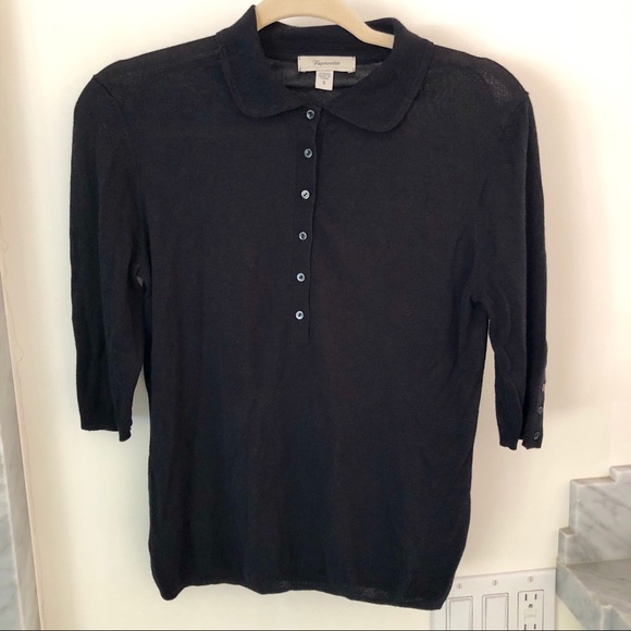 Faconnable light weight sweater with button detail - Picture 6 of 8